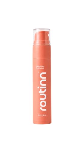 Image of Routinn Peach Iced Toothpaste Gel with Fluoride & Zinc | Peach Flavor with Cooling Finish | Sensitivity Support, Enamel Care & Fresh Breath | Airless Pump Dispenser | Unisex Daily Oral Care