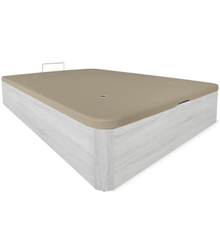 Home Heavenly® - Canapé abatible ATENEA Tapa tapizada. 90x190 cm. Altura Total 29 cm. Entrega con Subida a Domicilio.Fabricado en España. (Artico)
