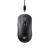 Mouse Gamer Havit MS969SE Black, Tri-Mode, Bluetooth 5.1, Sem Fio 2.4GHz, Cabo USB, 6 Botões, Design Leve, Chip Nível Gamer, Até 8000 DPI, Preto