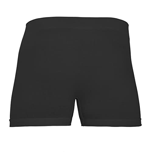Kit com 10 Cuecas Zorba Boxer Algodão Sem Costura 781 Preto - GG