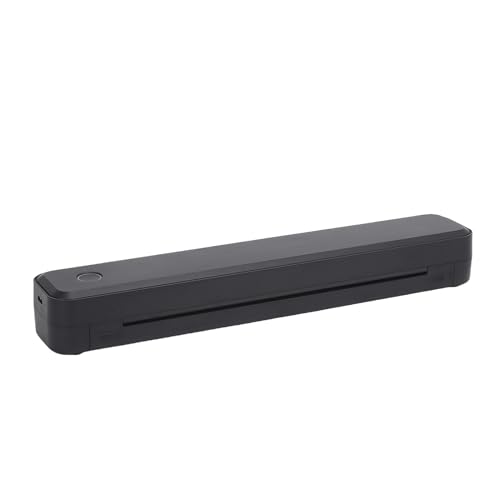 Image of Portable Thermal Printer, ABS A4 Inkless Printer 203 DPI 211.2mm Print Width, Wireless for Wins OS X, for Travel Office Business Invoices Documents