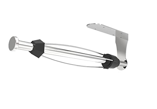 Paper Towel Holder Under Cabinet Brushed Nickel Wall Mounted Hanging Paper Towel Holders Under Counter Paper Rack With Ratcheting For Kitchen Bathroom Rv Silver Mounted Vertically Or Horizontally #TOP8