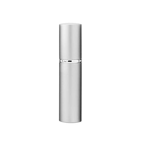 balloonbobo 10ml Refillable Perfume Bottle Atomizer for Travel Portable Easy Refillable Perfume Diffuer Spray Pump Bottle for Men and Women Silver