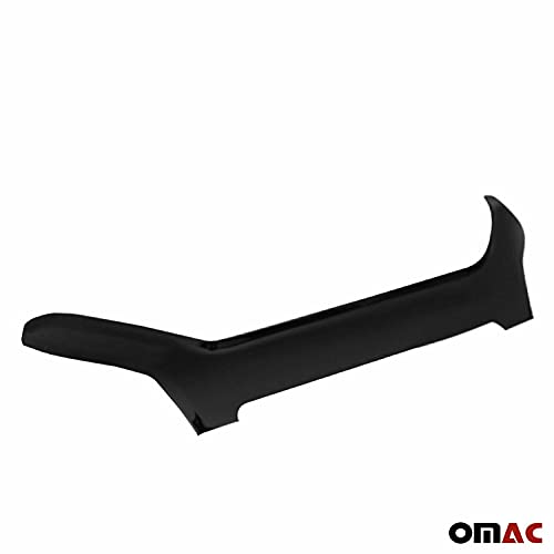Omac Front Bug Deflector For Kia Soul 2009 To 2013, Hood Protector, All Weather, Black #TOP3