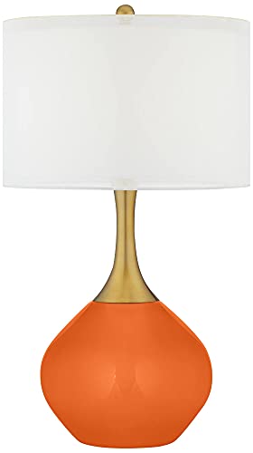 Color Plus Nickki lámpara de mesa moderna 30.5 pulg