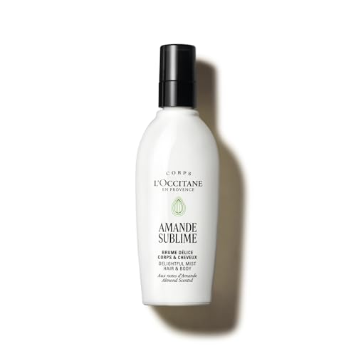 L'OCCITANE - Bruma Delicia Cuerpo & Cabello Almendra (Amande Sublime) - 100 ml - Notas de fresia, almendra y vainilla - Fabricado en Francia