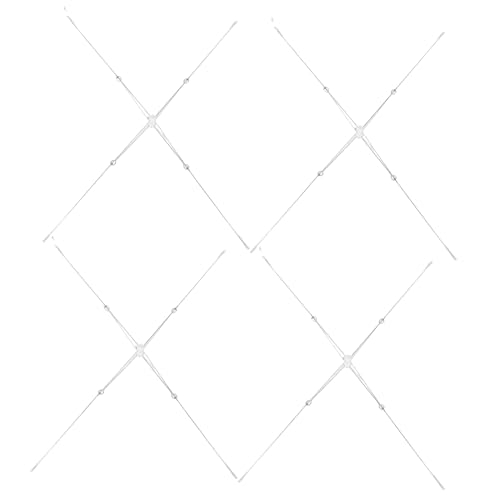 Healifty 4pcs Adjustable Metal Food Canopy Frame Collapsible Food Cover Umbrella for Kitchen Outdoor Use Versatile Protection for Dishes and Meals