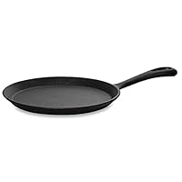 Pyrolux Pyrocast Round Pancake Pan, 19cm Black
