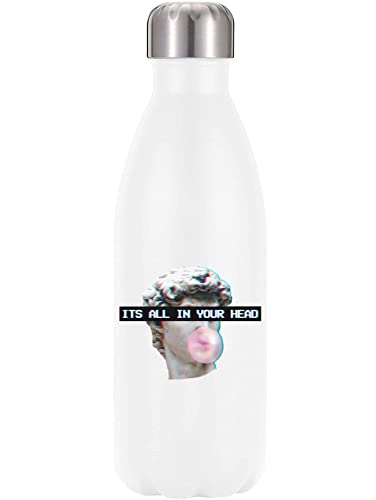 Botella térmica Vaporwave para llevar en la mochila de 350 ml con diseño de estética urbana 2