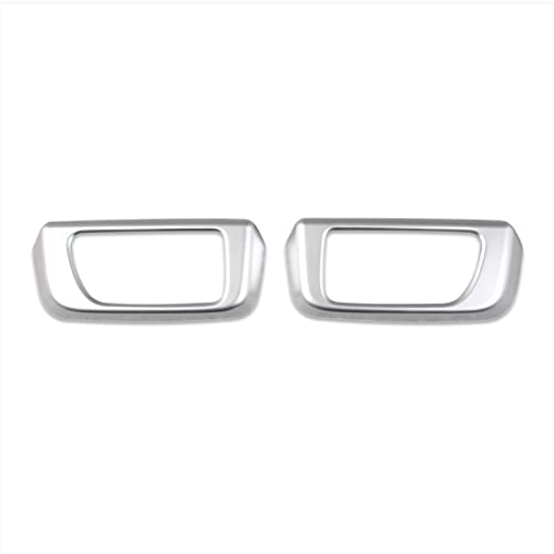 RUIQ ダイハツ 新型アトレー S700V S710V 専用 内装 フロント インナー ドアハンドル ガーニッシュ Daihatsu ATRAI 専用設計 (サテンシルバー)