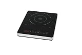 Tarrington House Induktionskochplatte IC2020ABS, mit LED-Anzeige, 31 x 38 x 4,5 cm, 220-240 V, schwarz
