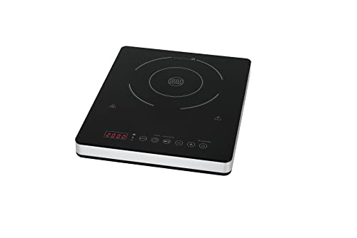 Tarrington House Induktionskochplatte IC2020ABS, mit LED-Anzeige, 31 x 38 x 4,5 cm, 220-240 V, schwarz Cover