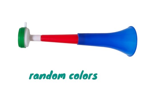 Miniatura 2 de Pandiui23 Trompetas Vuvuzela Dos Cuerpos. Accesorio Para Fútbol Y Celebraciones Deportivas. Bocina De Aire Ruidosa Para La Animación Ideal Para Transportar 3, Multicolor