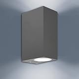 35W Wandleuchten für Innen- und Außenbereich Wasserdichte IP54 Außenwandleuchten GU10 moderne Wandlampe für Wohnzimmer Garten Balkon