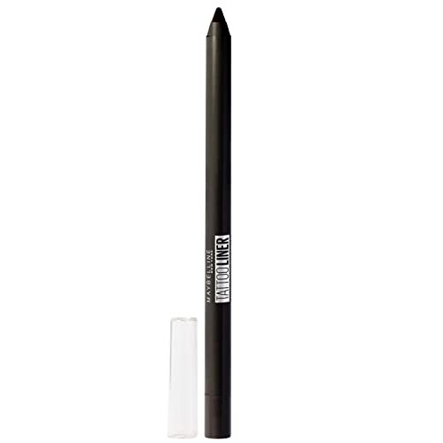 Maybelline New York - Crayon Gel Yeux Effet Tatouage - Waterproof & Tenue 36h - Tattoo Liner - Teinte : Deep Onyx