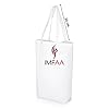 IMFAA Heavy Duty 100% Cotton Canvas Reusable Strong Shoulder/Hand Tote Shopping Bags (Pack-1, White) #5