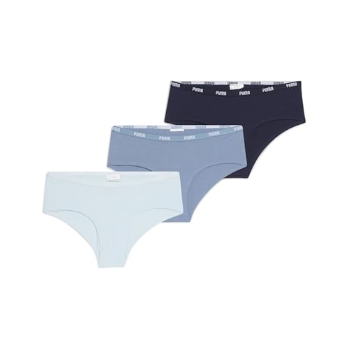 Puma Damen Hipster Panties, Blue Combo, L EU