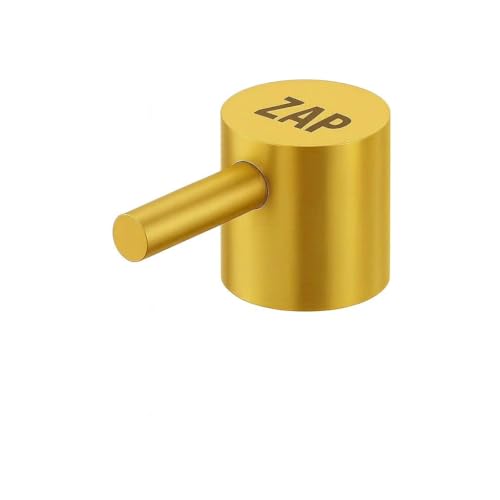 Image of ZAP Gold Tap Handle Only | Brass Replacement Faucet Lever for Bathroom & Kitchen