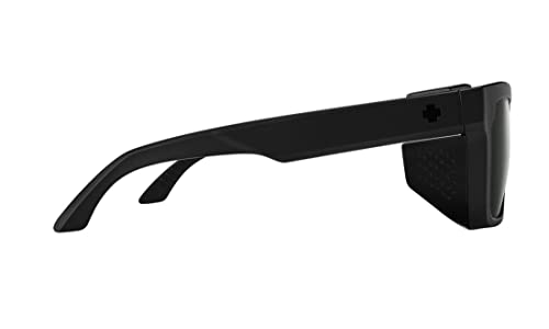 Spy Optic Helm Tech Sunglasses Matte Black with Happy Gray Green With Black Spectra Mirror Lens4