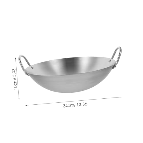 Wok para freír y saltear, apto para cocina de inducción miniatura 2