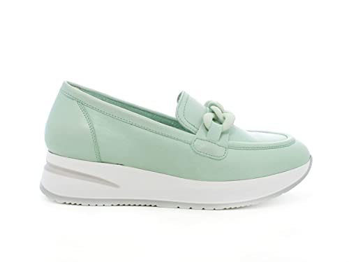 Melluso Sneakers in Pelle Celadon r20076 36