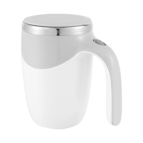 Grusce 304 Stainless Steel Self Stirring Coffee Mug Cover