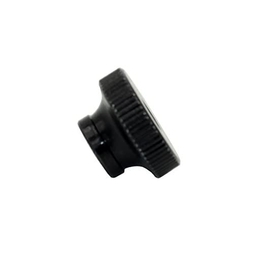 Miniatura 2 de 10 unids M4 negro plateado acero al carbono moleteado tuerca pulgar tuerca aprieta la tuerca 3D Impresoras piezas cortina pared