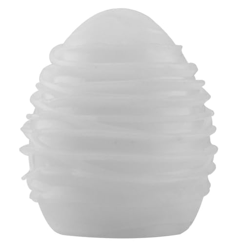 Ovo Mastubador Penis Punheta Silky Egg Estimulo Sexshop Flexivel Sexo - CINZA