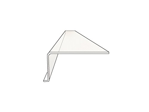 Ribbed Under Cabinet Acrylic Narrow Replacement Lens L-Shape Width 1-15/16" X Height 1" X Length 12 (Inches) #TOP1
