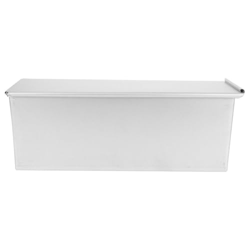 HOMSFOU Molde para Pan Tostado Casero con Tapa Deslizante Molde Antiadherente para Hornear Pan de 900 G en Hogar y Cocina