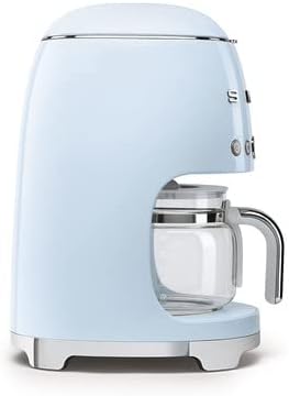 Miniatura 6 de Smeg Cafetera de goteo retro de los años 50 con jarra de vidrio extra (azul pastel)