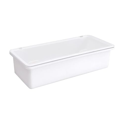 Cubertero Con Tapa - PP AS 26Cm 250G | Organizador escurridor de cubiertos, contenedor de almacenamiento de cubiertos, divisor de cajón transparente | Organización de utensilios higiénicos de encimera