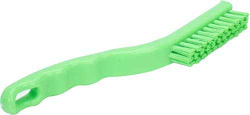 Image of SPARTA Detail Brush Grout Brush, Crevice Brush with Hanging Hole for Bathroom, Kitchens, Countertop, Plastic, 9 Inches, Lime