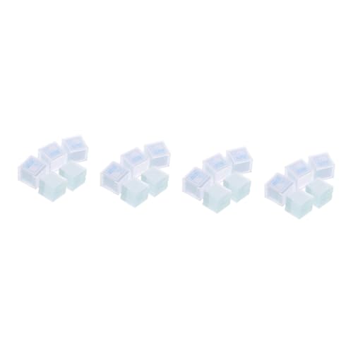 CHILDWEET 4sets Optical Microscope Glass Slips Cover Slips Lab Specimen Slides 500pcs*4