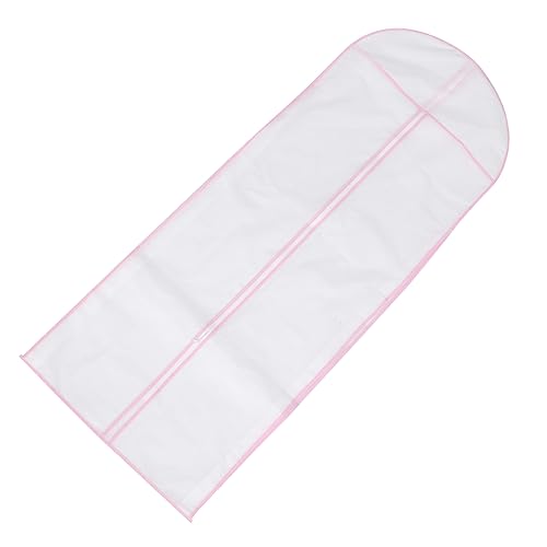 Luxshiny 1Pc Wedding Dress Storage Bag Protective Bridal Gown Garment Cover with Edge Prevents Yellowing Wrinkles for Home and Bridal Shops