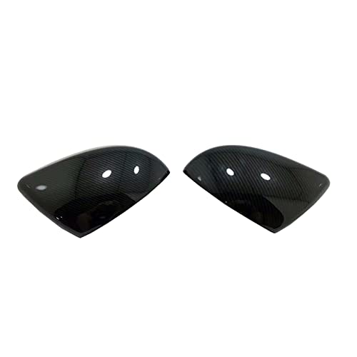 Calotte Specchietti Per Jaguar E-PACE 2016-2019 | Look Cromo / Fibra Carbonio | Coperture Laterali In ABS