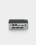 【Multifonctionnel et puissant】 i3 Windows 11 Pro Fan PC avec double LAN, HD2.0 (4K 60Hz), DP1.4 (8K 60Hz), Type-C (4K 60Hz), 3x USB 3.2, 2x USB 2.0, SPK/MIC, 19V DC IN, Il peut fonctionner avec des serveurs, des équipements de surveillance, des équipements de bureau, des moniteurs, des projecteurs, des téléviseurs, etc.