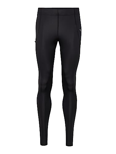 Mizuno Core Impulse Long Tight Leggings, Black, L para Hombre