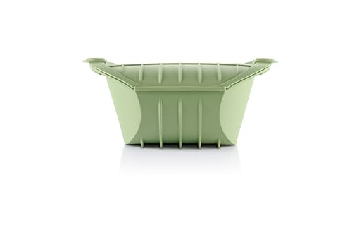 Lékué Coperchio Paraschiuma In Silicone 27 Cm Grigio - Evita Fuoriuscite In Cucina