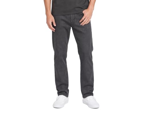 Image of Volcom Men's Solver Stretch Denim Jeans-Modern Fit Pant