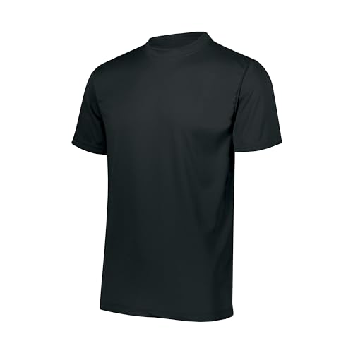 Augusta Sportswear Men's Standard Wicking T-Shirt, Black, XX-Large