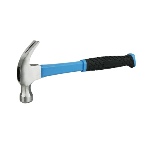 Claw Hammer 13.5Oz, Framing Camping Long Handle Electricians Small Hammers Stubby Hammer with Comfortable Handle for Home, DIY, Camping, Tent Stakes