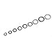 200 Pcs DIN988 Aluminum Gaskets High Temperature Resistant Washers Multiple Sizes Φ5-Φ14 for Automotive Plumbing Industrial Sealing Robust Silver Assorted Kit(E)