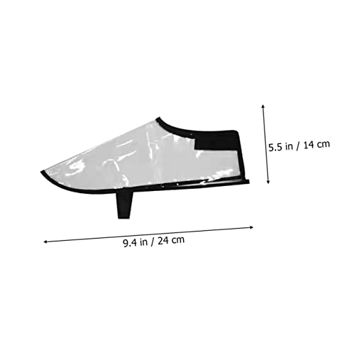 Fundas impermeables para botas DOITOOL, 5 pares, transparentes, reutilizables, para adultos, uso al aire libre miniatura 5