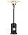 41,000BTU Patio Heater Propane Outdoor Heater with Portable Wheels Garden Heater Porch & Deck Heater Floor-Standing Commercial & Residential LP Gas Steel Power Coated ETL Certification (Mocha)