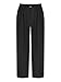 Jelory Boys Waist Adjustable Tuxedo Pants Straight Leg Wedding Concert Fashionable Durable Clothing Black 2-3 Years