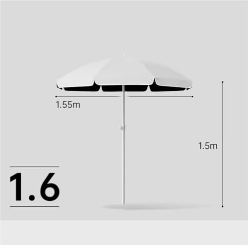 Parasol 5.2FT de lona Oxford resistente con estructura reforzada 2