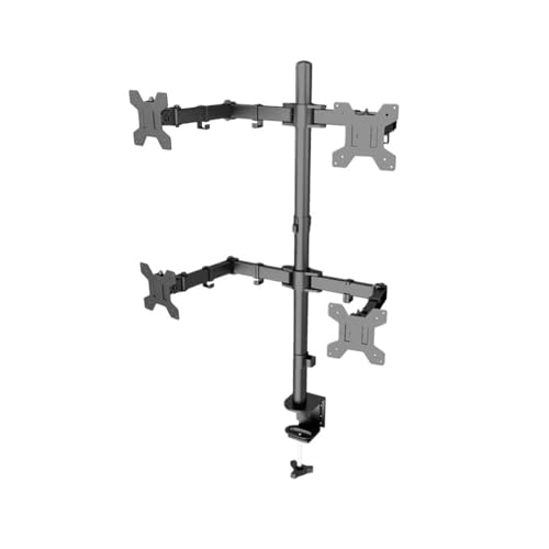 Support pour écran double bras robotisé 044 au design robuste