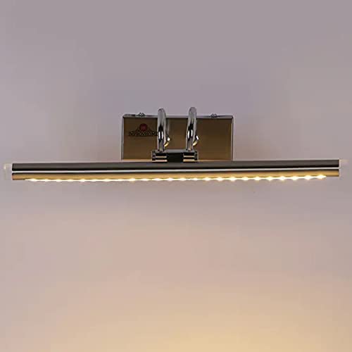 VRCT Waterproof Curve 6W LED Warm White Mirror Picture Wall Light, Bathroom Strip (Metallic) 1
