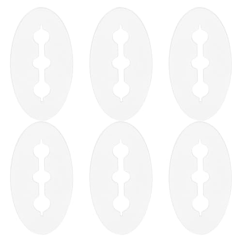 NIYANGLE 100 Piezas Tope Antideslizante para Ganchos de Tablero Perforado, Clips de Seguridad Reutilizables de Pe, Cierre Profesional para Control de Inventario y Organización en Tienda
